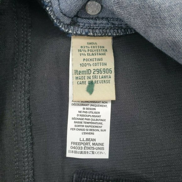 LL Bean Favorite Fit 16 Regular Women Black Pants - Picture 10 of 14